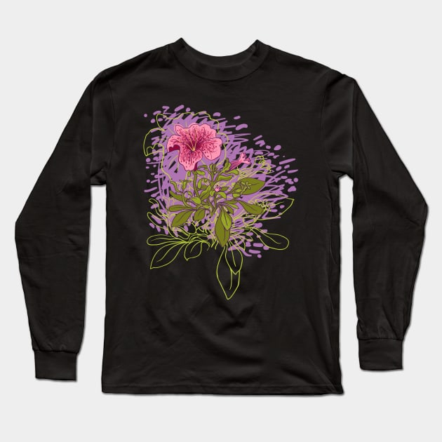 Petunia #1 Long Sleeve T-Shirt by Olga Berlet